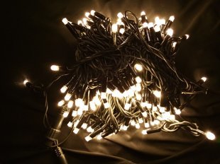 Outdoor LED light strings 10m